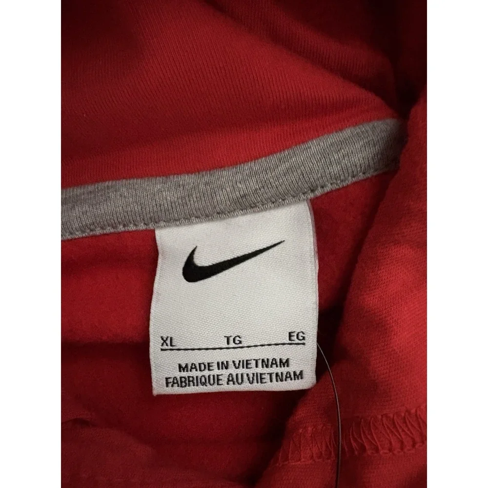 NEW Nike Lacrosse Pullover Hoodie M3177D Red Nike Hoodie Lacrosse Men's XLarge - Picture 3 of 8